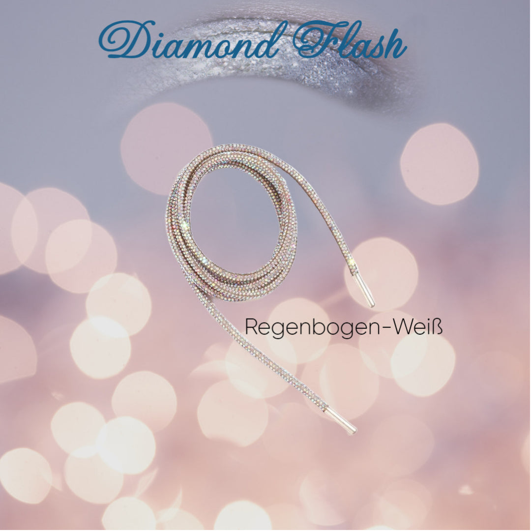 DiamondFlash - Strass-Schnürsenkel