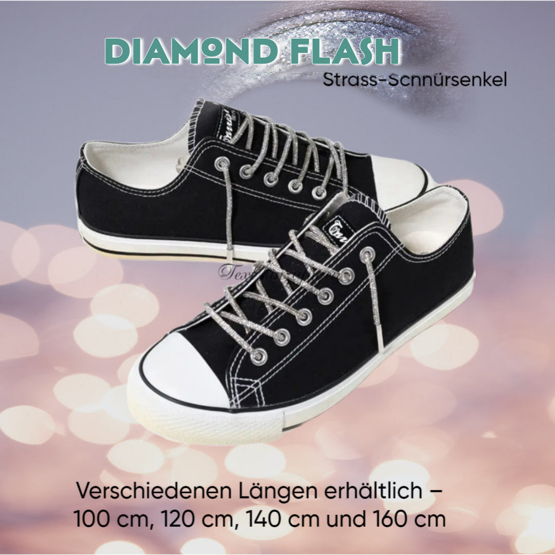 DiamondFlash - Strass-Schnürsenkel