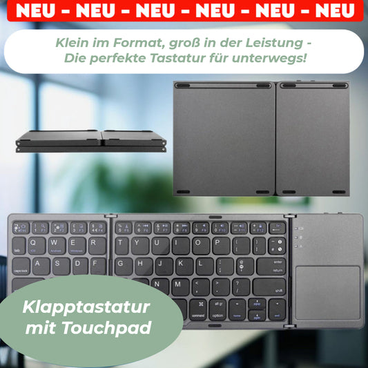 Klapptastatur mit Touchpad